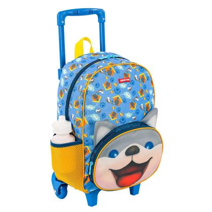 Imagem de Mochila Infantil Kids Dog 3 Menino Rodinha Carrinho Sestini