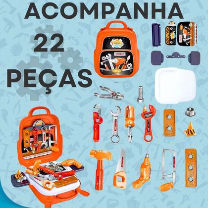 Imagem de Mochila Infantil Kit Completo Brinquedo Interativo Educativo