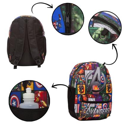 Imagem de Mochila Infantil Masculina Avengers Costas Juvenil Grande