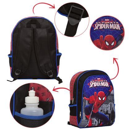 Imagem de Mochila Infantil Masculina De Costas Homem Aranha Tam G