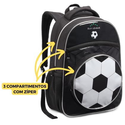 Imagem de Mochila Infantil Masculina De Costas Menino Escolar Futebol