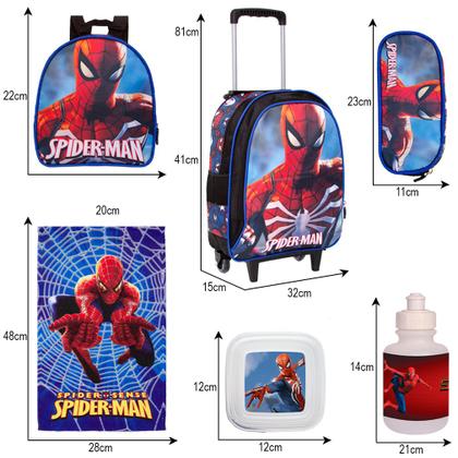 Imagem de Mochila Infantil Masculina Homem Aranha Acessórios