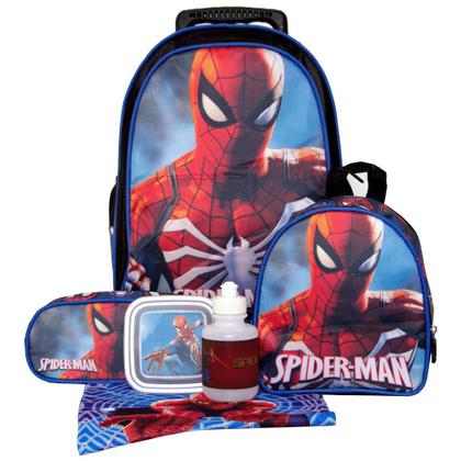 Imagem de Mochila Infantil Masculina Homem Aranha Acessórios