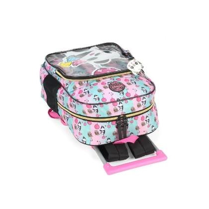 Imagem de Mochila infantil menina luxcel up4you c/rodas  ic37706up