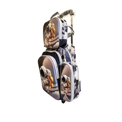 Mochila Infantil Menino 3 em 1 Kit Acompanha Mochila, Estojo e Lancheira térmica Com estampas 3D - Mochila Escolar com Rodinhas Imagem de Mochila Infantil Menino 3 em 1 Kit Acompanha Mochila, Estojo e Lancheira térmica Com estampas 3D
