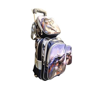 Imagem de Mochila Infantil Menino 3 em 1 Kit Acompanha Mochila, Estojo e Lancheira térmica Com estampas 3D