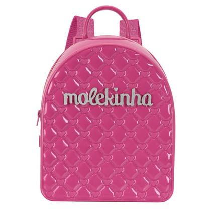 Imagem de Mochila Infantil Molekinha Com Ziper Bolsa Menina 20023.1