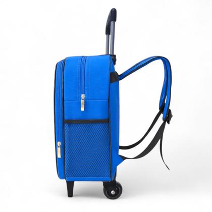 Imagem de Mochila Infantil Rodinha Escolar Grande Menino Juvenil Reforçada Masculino Sonic