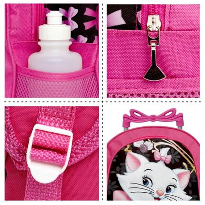 Imagem de Mochila Infantil Rodinha Menina Passeio Marie Aula Toys 2u