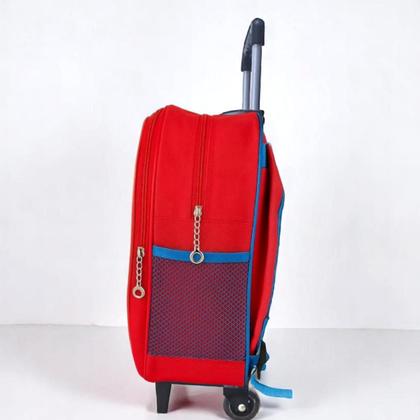 Imagem de Mochila Infantil Rodinha Menino Masculina Escolar Reforçada Criança Aranha