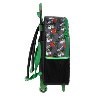 Imagem de Mochila Infantil Rodinhas Com Alça Hulk Luxcel Verde