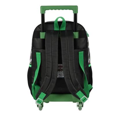 Imagem de Mochila Infantil Rodinhas Com Alça Hulk Luxcel Verde