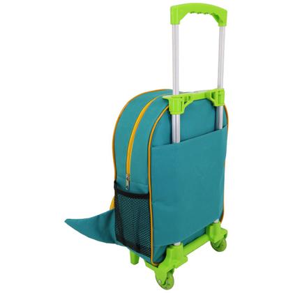 Imagem de Mochila Infantil Rodinhas Dinossauro Escolar Menino 12L DLui