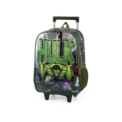 Imagem de Mochila Infantil Rodinhas Hulk Luxcel Marvel Avengers