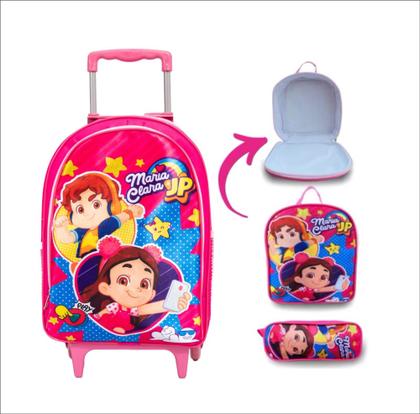 Imagem de Mochila Infantil Rodinhas Maria Clara & Jp