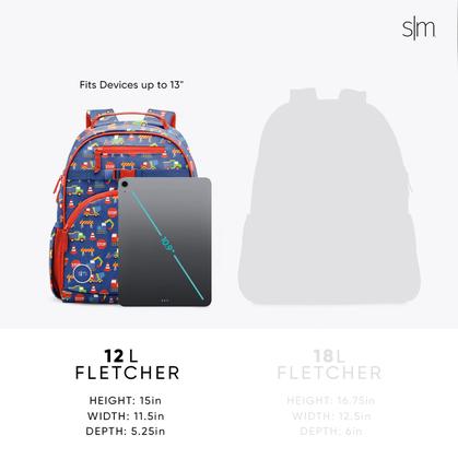 Imagem de Mochila Infantil Simple Modern Transformer Fletcher - 12L
