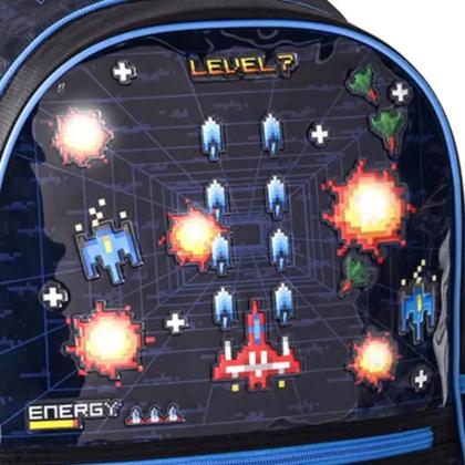 Imagem de Mochila interativa game start com luzes clio ref. VD24674J