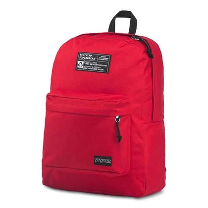 Imagem de Mochila JanSport Recycled Superbreak Red Tape 26 Litros