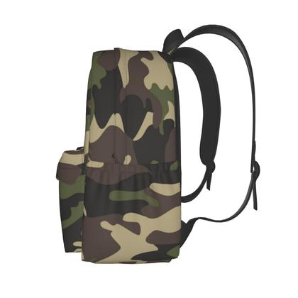 Imagem de Mochila Jbofyee Camouflage Pattern para homens e mulheres verde