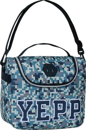 Imagem de Mochila Juvenil Com Estojo e Lancheira Verde Yepp - MIM6308