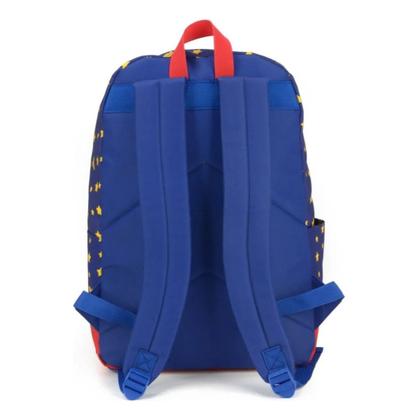 Imagem de Mochila Juvenil Mulher Maravilha Azul Grande Wonder Original Luxcel