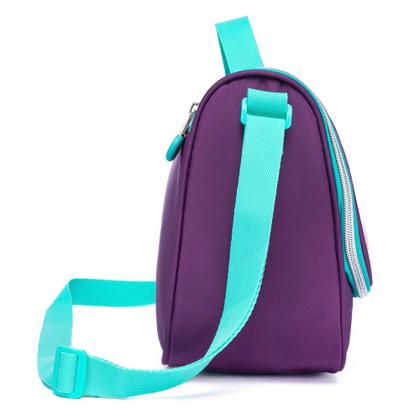 Imagem de Mochila Juvenil Rodinha Estojo Lancheira Escolar Menina