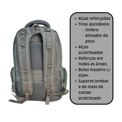 Imagem de Mochila KVN Grande Reforçada Viagem e Camping Notebook