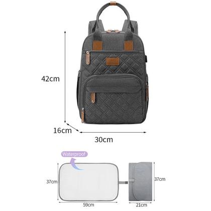 Imagem de Mochila Land Luxury Com Usb Cor Cinza-escuro