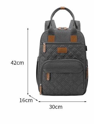 Imagem de Mochila Land Luxury Com Usb Cor Cinza