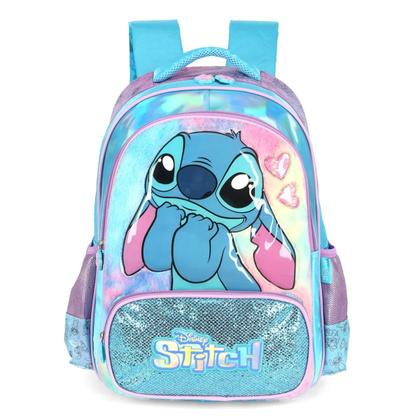 Imagem de Mochila Lilo Stich Escolar Costas Disney Infantil