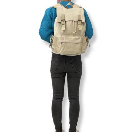 Imagem de Mochila Lona Moderno Urbano Faculdade lazer trabalho