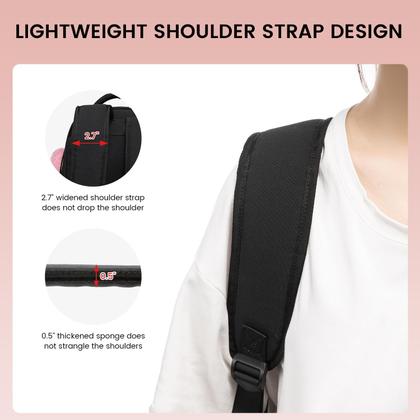 Imagem de Mochila LOVEVOOK School para meninas adolescentes de 14 a 16 anos com laptop de 15,6"