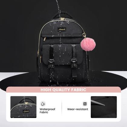 Imagem de Mochila LOVEVOOK School para meninas adolescentes de 14 a 16 anos com laptop de 15,6"