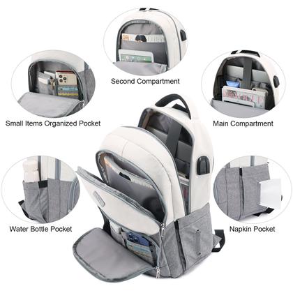 Imagem de Mochila LOVEVOOK School para mulheres e homens 15.6 para laptop preta