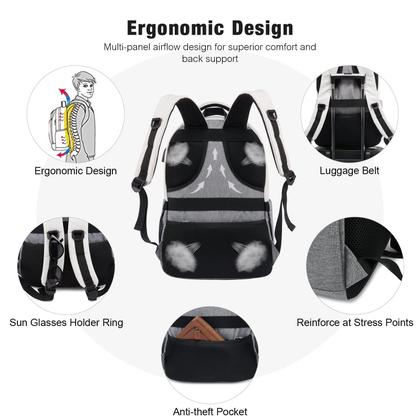 Imagem de Mochila LOVEVOOK School para mulheres e homens 15.6 para laptop preta