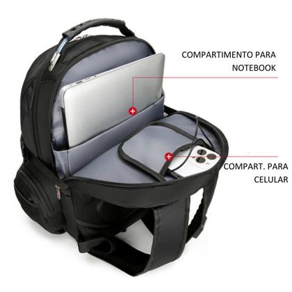 Imagem de Mochila Lugano Notebook 17" Com Entrada USB