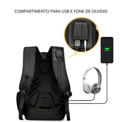 Imagem de Mochila Lugano Notebook 17" Com Entrada USB