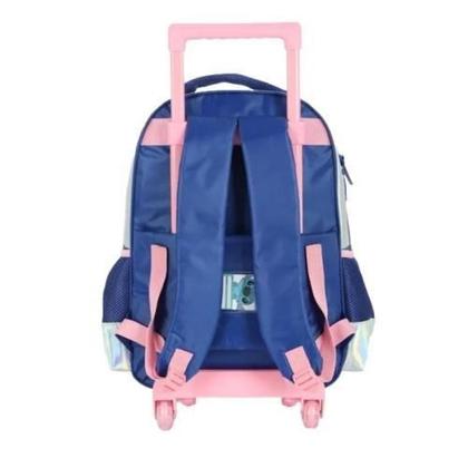 Imagem de Mochila luxcel stitch disney c/rodas infantil menina ic41682sc