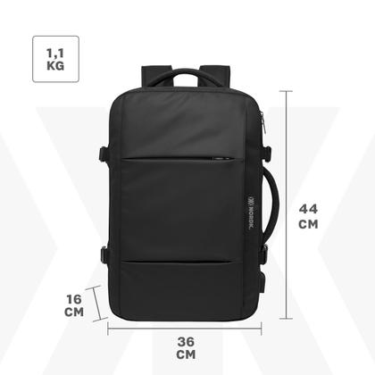 Mochila Mala de Mão Notebook Executiva Nordk Keeper Expansível