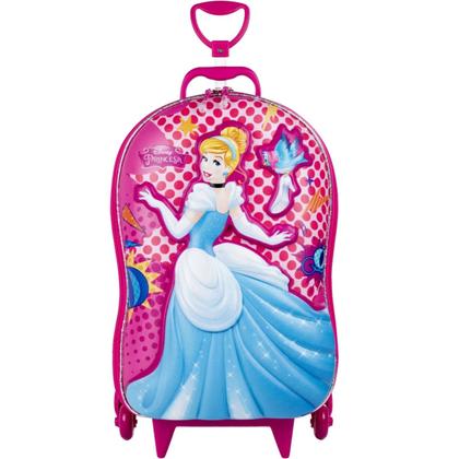 Imagem de Mochila Mala escolar infantil de 3 rodinhas e Relevo 3D