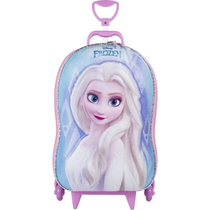 Imagem de Mochila Mala escolar infantil de 3 rodinhas e Relevo 3D