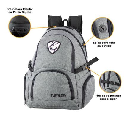 Imagem de Mochila Mala Executiva Trabalho Escolar Antifurto Porta Notebook Laptop Livros Esportivo Multiuso