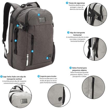 Imagem de Mochila Mala Executiva Viagem Trabalho Notebook Masculina