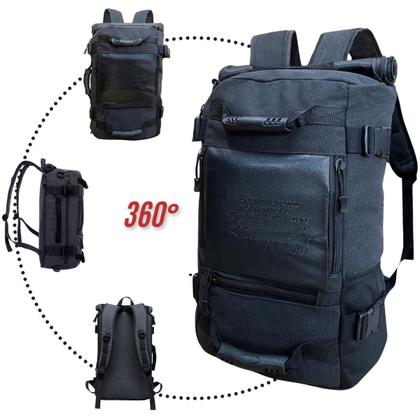 Imagem de Mochila Mala Masculina Feminina Grande Espaçosa e Reforçada Estilosa Dia a Dia Viagens Trabalho Camping Trilha Caminhada Executiva De Bordo