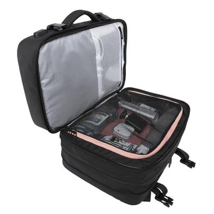 Imagem de Mochila Mala Viagem De Bordo Executiva Expansível Até 40l