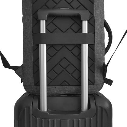 Imagem de Mochila Maleta Executiva Elegante Mormaii Praticidade Estilo Trabalho Viagem Resistente Reforçada com Entrada USB