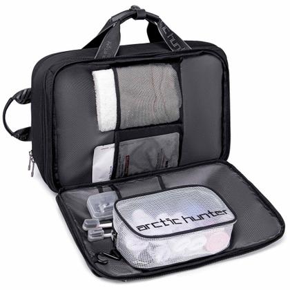 Imagem de Mochila Maleta Multifuncional Executiva Viagem Expansiva Impermeável Notebook 15.6 Tablet