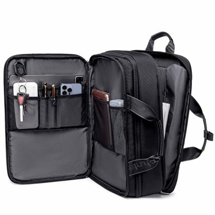 Imagem de Mochila Maleta Multifuncional Executiva Viagem Expansiva Impermeável Notebook 15.6 Tablet