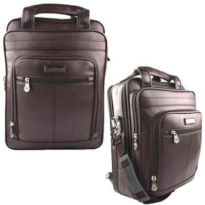 Imagem de Mochila Masculina Executiva Pasta Notebook 15.6 Couro Top