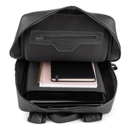 Imagem de Mochila Masculina Executiva Slim Couro Legítimo Para notebook